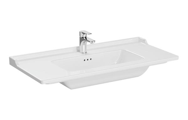 VitrA Integra Classic 1005x470mm 1TH Vanity Basin w/Overflow - White